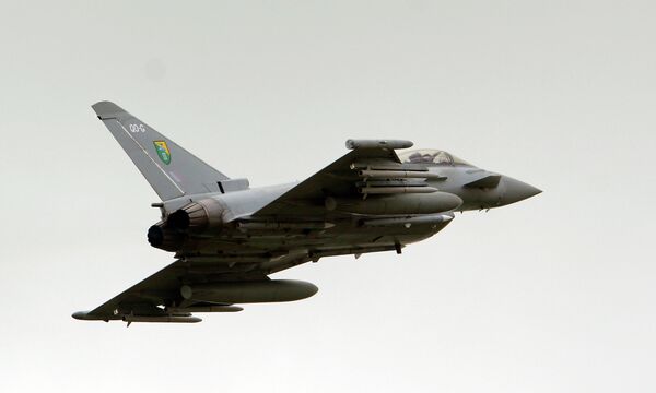 British Royal Air Force (RAF) Typhoon jet fighter British Royal Air Force (RAF) Typhoon jet fighter - Sputnik International