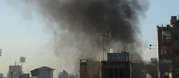 Airstrike in Damascus Airstrike in Damascus - Sputnik International