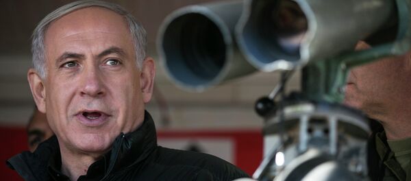 Israel's Prime Minister Benjamin Netanyahu visits at a military outpost during a visit at Mount Hermon in the Israeli-controlled Golan Heights overlooking the Israel-Syria border. (File) Israel's Prime Minister Benjamin Netanyahu visits at a military outpost during a visit at Mount Hermon in the Israeli-controlled Golan Heights overlooking the Israel-Syria border. (File) - Sputnik International