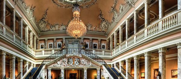 Lobby of the Henkell Mansion in Wiesbaden, Germany. Adam Henkell was a wealthy champagne producer. - Sputnik International