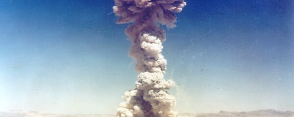 US nuclear weapons test in Nevada - Sputnik International