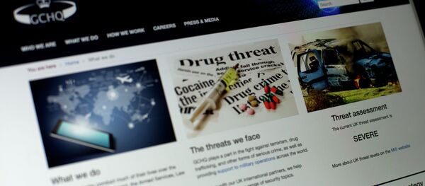 A page of the British GCHQ official website, the government electronic and communications spy agency - Sputnik International