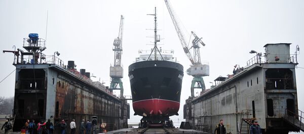 Two large surveying boats will be delivered to the Russian Naval Forces in 2015 - Sputnik International