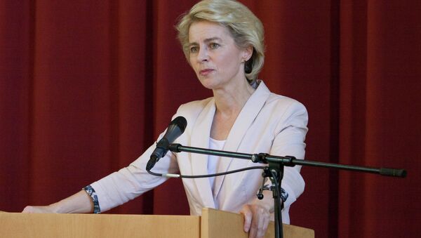 German defense minister Ursula von der Leyen - Sputnik International