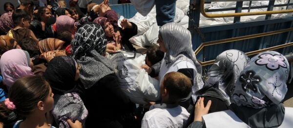 Clothing Distribution to Refugees from Syria Clothing Distribution to Refugees from Syria - Sputnik International