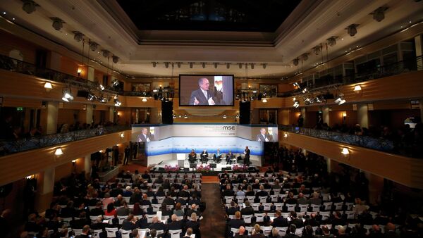 General view of the 51st Munich Security Conference at the 'Bayerischer Hof' hotel in Munich February 7, 2015 - Sputnik International