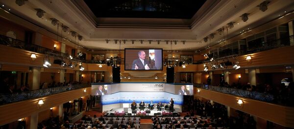 General view of the 51st Munich Security Conference at the 'Bayerischer Hof' hotel in Munich February 7, 2015 General view of the 51st Munich Security Conference at the 'Bayerischer Hof' hotel in Munich February 7, 2015 - Sputnik International