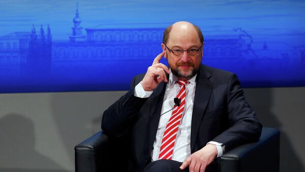 European Parliament President Martin Schulz attends the opening session of the 51st Munich Security Conference at the 'Bayerischer Hof' hotel in Munich February 7, 2015 - Sputnik International