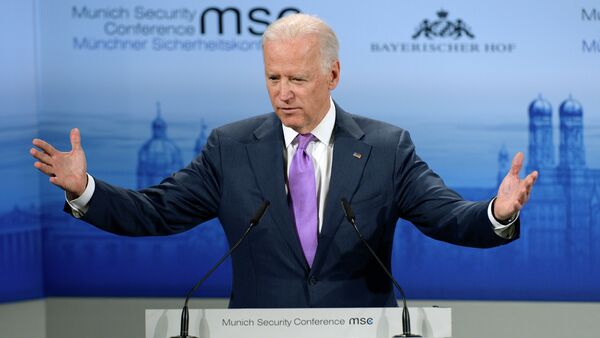 US Vice President Joe Biden speaks during the second day of the 51st Munich Security Conference (MSC) in Munich, southern Germany - Sputnik International