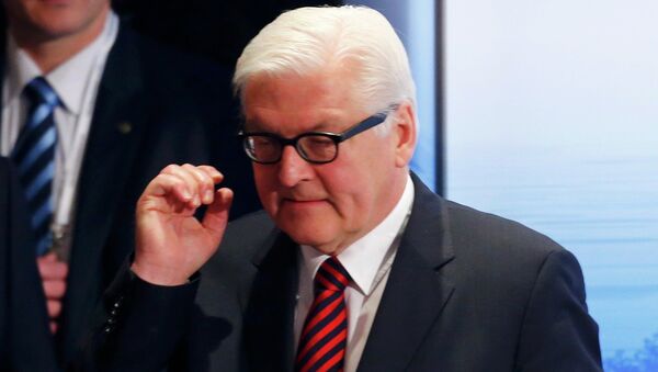 German Foreign Minister Frank-Walter Steinmeier arrives for the chairman's debate during the 51st Munich Security Conference at the 'Bayerischer Hof' hotel in Munich February 8, 2015 - Sputnik International