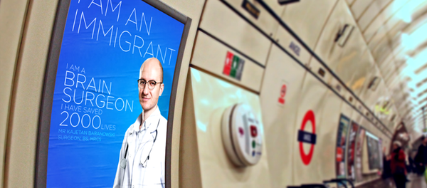 'I am an Immigrant' Poster Campaign 'I am an Immigrant' Poster Campaign - Sputnik International