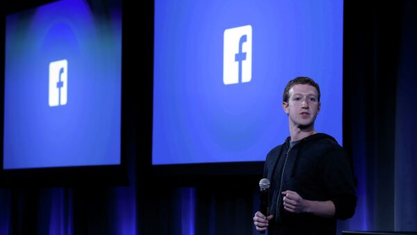 Facebook Co-Founder Mark Zuckerberg - Sputnik International