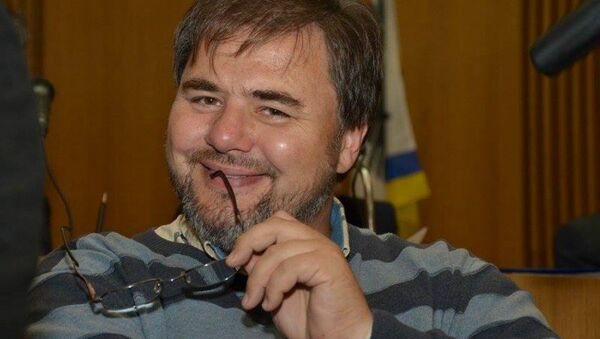 Ukrainian journalist Ruslan Kotsaba's arrest has led to outrage among Ukrainian rights groups and among some local media. - Sputnik International