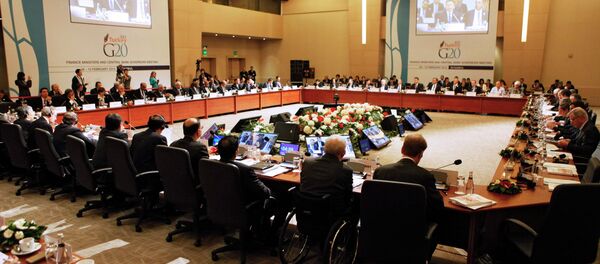 General view of the G20 finance ministers and central bank governors meeting in Istanbul February 10, 2015 - Sputnik International