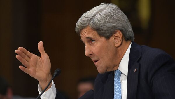 Secretary of State John Kerry testifies on Capitol Hill in Washington, Tuesday, Dec. 9, 2014 - Sputnik International