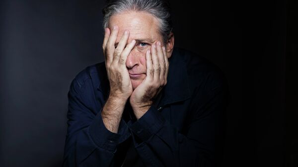 Jon Stewart poses for a portrait in promotion of his forthcoming directorial and screenwriting feature debut Rosewater. - Sputnik International