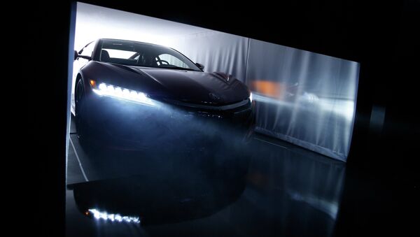 The Acura NSX debuts at media previews for the North American International Auto Show in Detroit Monday, Jan. 12, 2015 - Sputnik International
