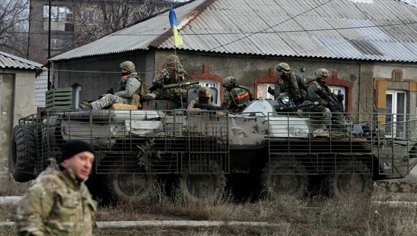 Ukrainian government army soldiers - Sputnik International