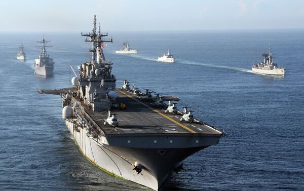 US Navy Ships in Indian Ocean - Sputnik International