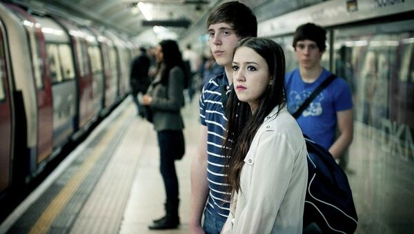 Commuters on London tube - Sputnik International