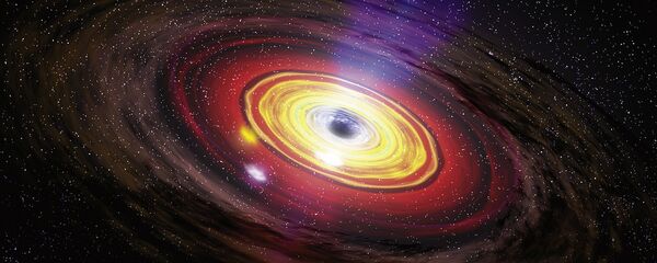 Supermassive black holes, the largest type of black hole, are usually found at the center of large galaxies. Supermassive black holes, the largest type of black hole, are usually found at the center of large galaxies. - Sputnik International