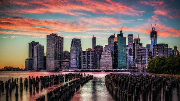 Manhattan Skyline Sunset - Sputnik International