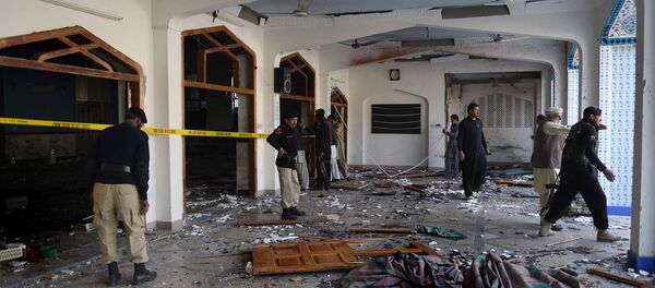 Explosion at a Shiite Muslim mosque Explosion at a Shiite Muslim mosque - Sputnik International