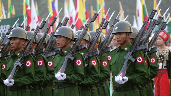 Myanmar soldiers - Sputnik International