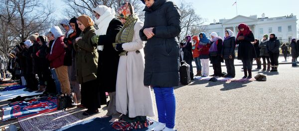 US President Barack Obama has issued a statement on the “brutal and outrageous” shooting of three young Muslims in Chapel Hill, NC, offering condolences and calling for unity. US President Barack Obama has issued a statement on the “brutal and outrageous” shooting of three young Muslims in Chapel Hill, NC, offering condolences and calling for unity. - Sputnik International