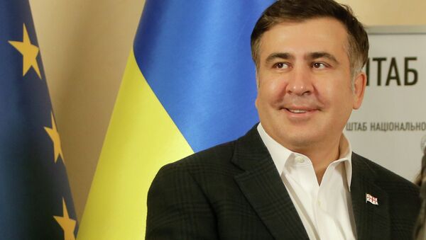 Former Georgian president Mikhail Saakashvili - Sputnik International