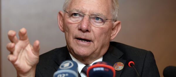 Germany's Federal Minister of Finance Wolfgang Schaeuble - Sputnik International