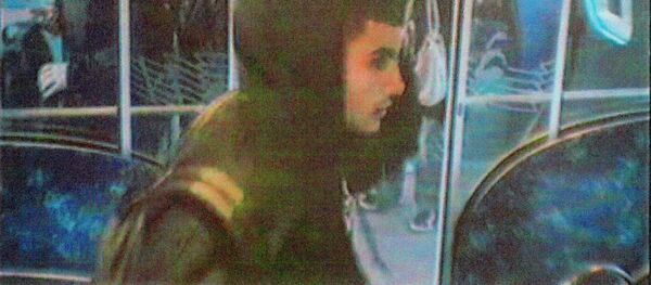 An image released by Danish police shows Omar Abdel Hamid El-Hussein on a subway train in connection to a stabbing in Copenhangen on November 22, 2013, and received by Reuters on February 16, 2015 An image released by Danish police shows Omar Abdel Hamid El-Hussein on a subway train in connection to a stabbing in Copenhangen on November 22, 2013, and received by Reuters on February 16, 2015 - Sputnik International