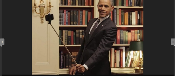 President Barack Obama used a selfie stick in a video promoting health insurance. - Sputnik International