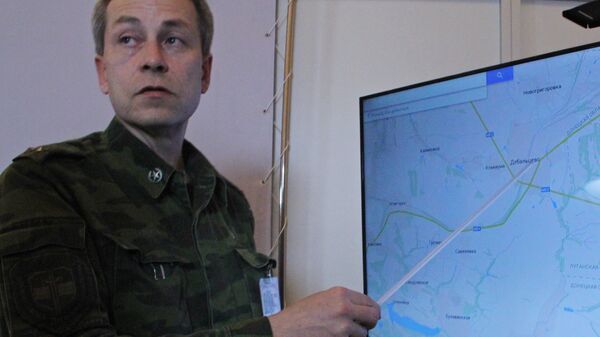 Deputy Commander of DNR self-defense forces Eduard Basurin - Sputnik International