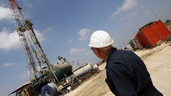 Oil-drilling platform in Israel - Sputnik International