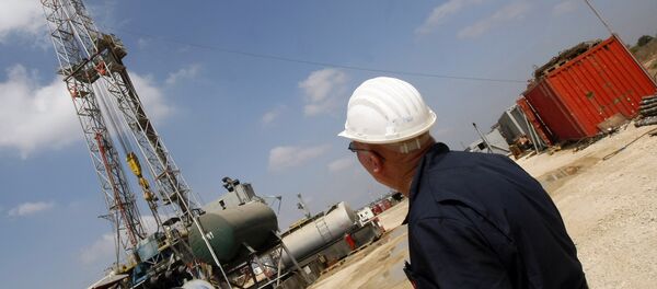 Oil-drilling platform in Israel - Sputnik International