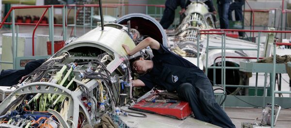 Russian MiG Aircraft Building Corporation. Presentation of MiG-29K/KUB ship-borne fighters Russian MiG Aircraft Building Corporation. Presentation of MiG-29K/KUB ship-borne fighters - Sputnik International