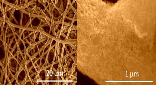 Magnified images of silicon nanofibers which researchers hope will “significantly boost the range capabilities of electric vehicles.” Magnified images of silicon nanofibers which researchers hope will “significantly boost the range capabilities of electric vehicles.” - Sputnik International