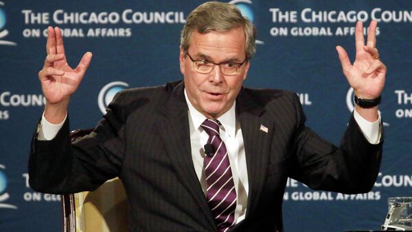 “For the life of me, I don’t understand – the debate has gotten off track, where we’re not understanding and protecting,” Jeb Bush said about criticism of the NSA at the Chicago Council for Global Affairs. - Sputnik International