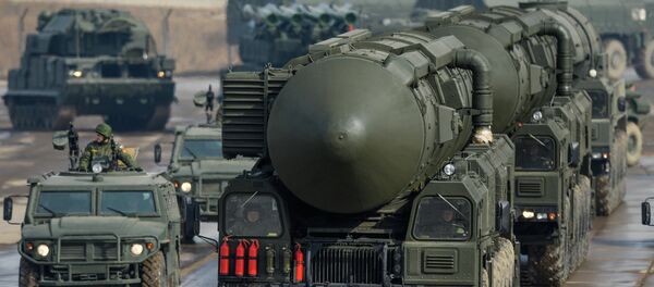 Joint rehearsal of marching and mechanized columns for the Victory Day parade Joint rehearsal of marching and mechanized columns for the Victory Day parade - Sputnik International