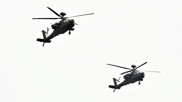 Two AH-64E Apache - Sputnik International