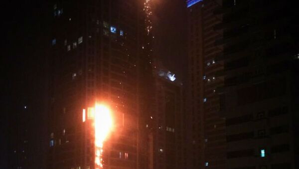 A massive fire has broken out in one of the world’s tallest residential buildings in Dubai. The blaze at the ironically named “Marina Torch” tower started in the early hours of Saturday morning, exacerbated by the high winds of a sandstorm. - Sputnik International
