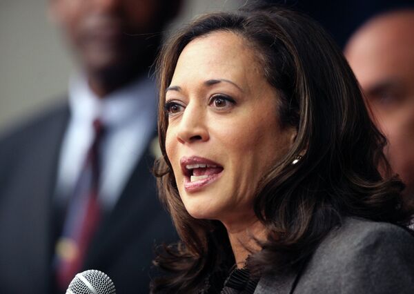 California Attorney General and US Senate candidate Kamala Harris believes that the legalization of recreational marijuana in California is inevitable.  - Sputnik International