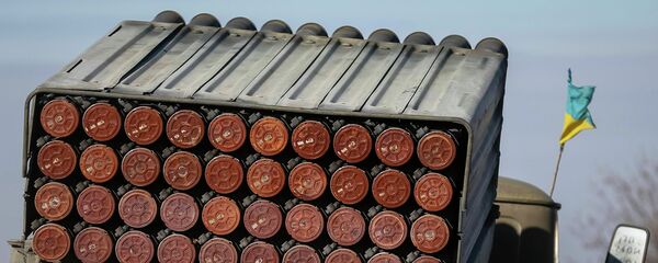 A Grad multiple rocket launcher system of the Ukrainian armed forces is seen near Artemivsk, eastern Ukraine A Grad multiple rocket launcher system of the Ukrainian armed forces is seen near Artemivsk, eastern Ukraine - Sputnik International