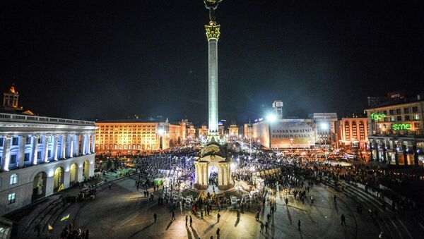 Maidan protests anniversary - Sputnik International