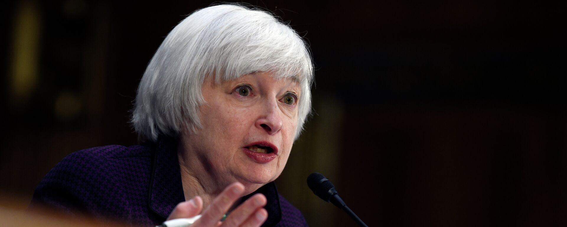Federal Reserve Board Chair Janet Yellen testifies on Capitol Hill in Washington, Tuesday, Feb. 24, 2015 - Sputnik International, 1920, 12.03.2023