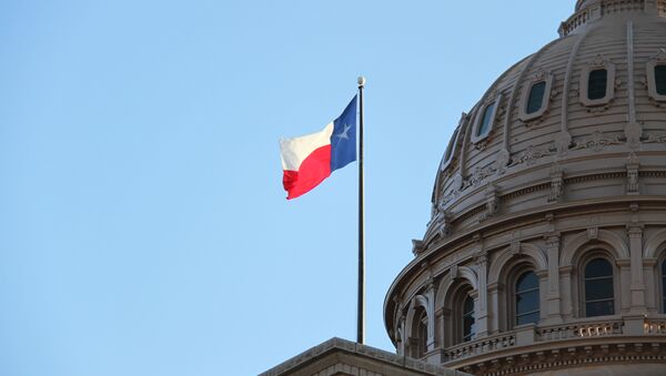 A flag flies over the state capitol building in Austin, Texas. - Sputnik International