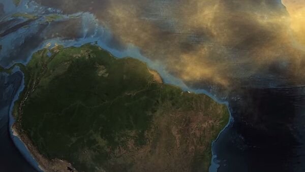 NASA Satellite Tracks Sahara Desert Dust All the Way to the Amazon (VIDEO) - Sputnik International