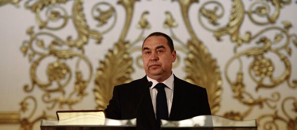 Igor Plotnitsky inaugurated official Head of Luhansk People's Republic Igor Plotnitsky inaugurated official Head of Luhansk People's Republic - Sputnik International