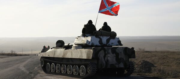 The self-proclaimed Donetsk and Lugansk people’s republics in eastern Ukraine issued a joint statement Wednesday. The self-proclaimed Donetsk and Lugansk people’s republics in eastern Ukraine issued a joint statement Wednesday. - Sputnik International